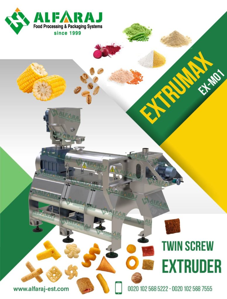 twin screw extruder snacks